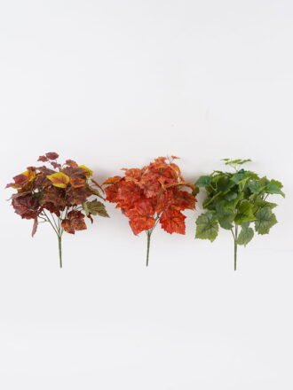 Artificial Plant 35*35*42cm  Grape leaf *7  single stem GS-29824027CT-O1 Leaves&Sprays&Foliages 3,000+ sqm showroom with thousands of artificial flowers, plants & trees ready for global sourcing.