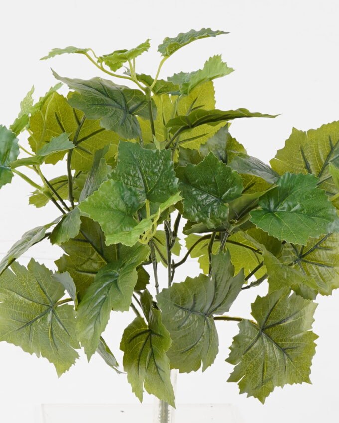 Artificial Plant 35*35*42cm  Grape leaf *7  single stem GS-29824027CT 2024Jul YeahFlower is one of Chinese leading OEM manufacturers and exporters , supplying the silk flowers, wholesale artificial trees