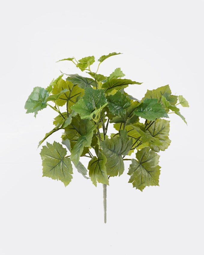 Artificial Plant 35*35*42cm  Grape leaf *7  single stem GS-29824027CT 2024Jul YeahFlower is one of Chinese leading OEM manufacturers and exporters , supplying the silk flowers, wholesale artificial trees