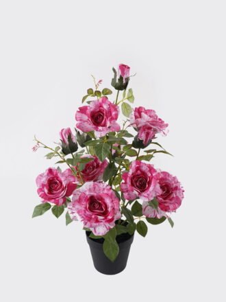 Artificial Table Plants 40*40*70cm Rose *12 in PP pot GS-15424013CT-Y1 Potted Flowers&Plants 3,000+ sqm showroom with thousands of artificial flowers, plants & trees ready for global sourcing.