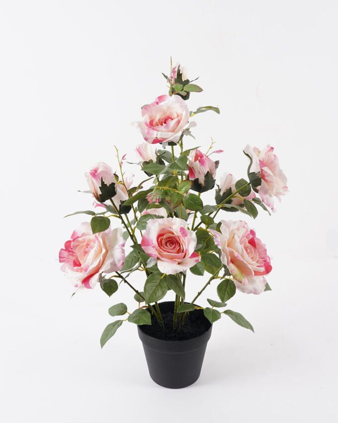 Artificial Table Plants 40*40*70cm Rose *12 in PP pot GS-15424013CT 2024Jul YeahFlower is one of Chinese leading OEM manufacturers and exporters , supplying the silk flowers, wholesale artificial trees