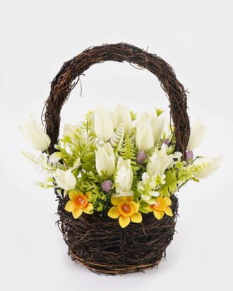 Artificial Table Plants 24*16*29cm Tulipa gesneriana *15 Narcissus *6 in basket GS-41324052KIK 2024Aug YeahFlower is one of Chinese leading OEM manufacturers and exporters , supplying the silk flowers, wholesale artificial trees Artificial Table Plants 24*16*29cm Tulipa gesneriana *15 Narcissus *6 in basket GS-41324052KIK 2024Aug YeahFlower is one of Chinese leading OEM manufacturers and exporters , supplying the silk flowers, wholesale artificial trees