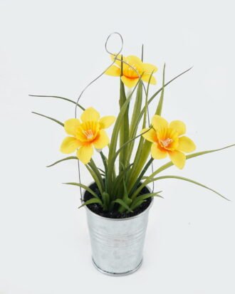 Artificial Table Plants 14*14*18cm daffodil in metal pot GS-41324048KIK 2024Jul YeahFlower is one of Chinese leading OEM manufacturers and exporters , supplying the silk flowers, wholesale artificial trees Artificial Table Plants 14*14*18cm daffodil in metal pot GS-41324048KIK 2024Jul YeahFlower is one of Chinese leading OEM manufacturers and exporters , supplying the silk flowers, wholesale artificial trees
