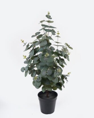 Artificial Tree 30*30*78cm Eucalyptus Leaf in pot GS-70123035P1 2024Jul YeahFlower is one of Chinese leading OEM manufacturers and exporters , supplying the silk flowers, wholesale artificial trees