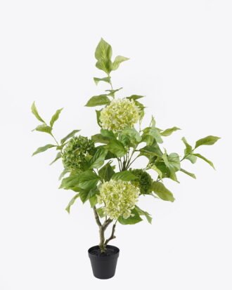 Artificial Tree 55*55*108cm Hydrangea *4 in PP pot GS-15424011CT-G1 2024Jul YeahFlower is one of Chinese leading OEM manufacturers and exporters , supplying the silk flowers, wholesale artificial trees