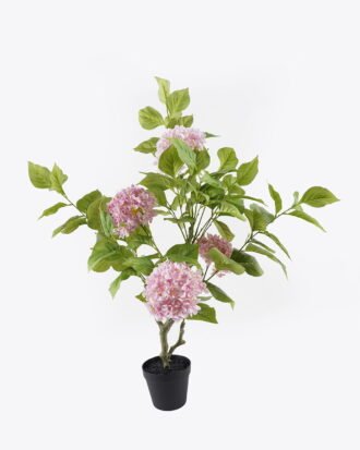 Artificial Tree 55*55*108cm Hydrangea *4 in PP pot GS-15424011CT-P1 2024Jul YeahFlower is one of Chinese leading OEM manufacturers and exporters , supplying the silk flowers, wholesale artificial trees