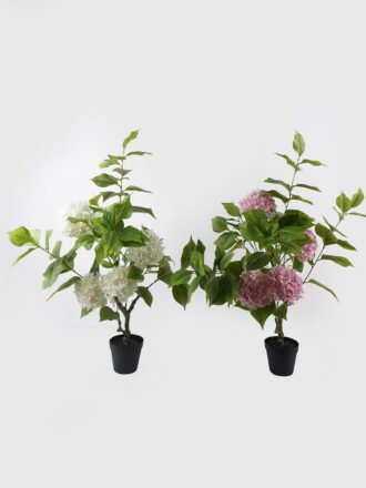 Artificial Tree 55*55*108cm Hydrangea *4 in PP pot GS-15424011CT-B1 Tree&Plant 3,000+ sqm showroom with thousands of artificial flowers, plants & trees ready for global sourcing.