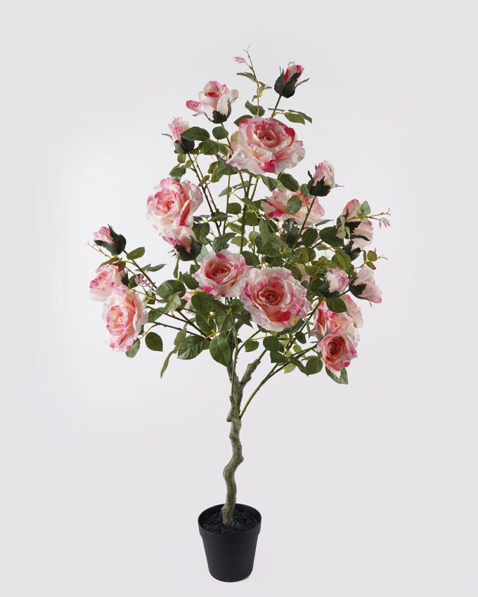 Artificial Tree 75*75*127 Rose *26 in PP pot GS-15424009CT-P1 2024Jul YeahFlower is one of Chinese leading OEM manufacturers and exporters , supplying the silk flowers, wholesale artificial trees