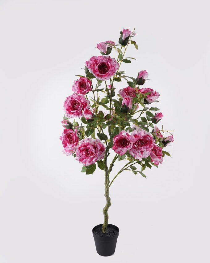 Artificial Tree 75*75*127 Rose *26 in PP pot GS-15424009CT-W1 2024Jul YeahFlower is one of Chinese leading OEM manufacturers and exporters , supplying the silk flowers, wholesale artificial trees