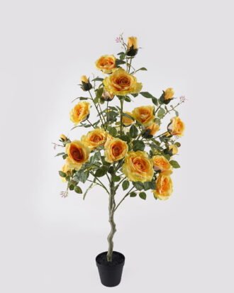 Artificial Tree 75*75*127 Rose *26 in PP pot GS-15424009CT-Y1 2024Jul YeahFlower is one of Chinese leading OEM manufacturers and exporters , supplying the silk flowers, wholesale artificial trees