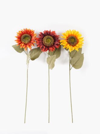 Artificial Flower 30*30*78cm  Autumn sunflower  single stem GS-73324023-R1 Single Flowers 3,000+ sqm showroom with thousands of artificial flowers, plants & trees ready for global sourcing.