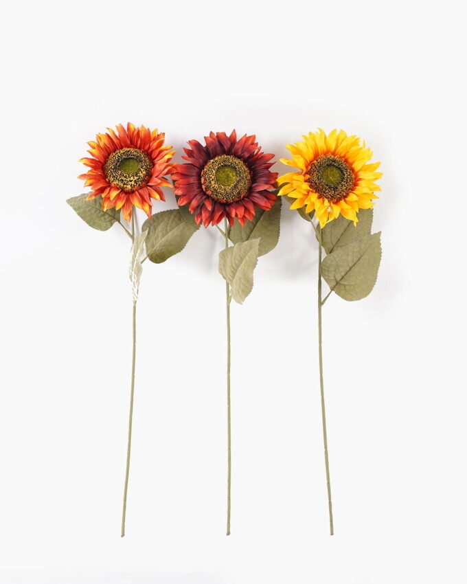 Artificial Flower 30*30*78cm  Autumn sunflower  single stem GS-73324023 Single Flowers 3,000+ sqm showroom with thousands of artificial flowers, plants & trees ready for global sourcing.