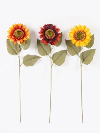 Artificial Flower 50*50*92cm  Peach Blossom single stem GS-73324024 Single Flowers 3,000+ sqm showroom with thousands of artificial flowers, plants & trees ready for global sourcing.