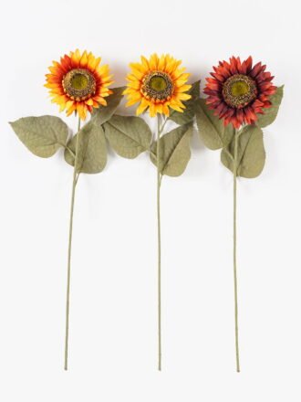 Artificial Flower 30*30*78cm  Autumn sunflower  single stem GS-73324026-O1 Single Flowers 3,000+ sqm showroom with thousands of artificial flowers, plants & trees ready for global sourcing.