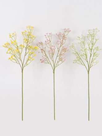 Artificial Flower 9*9*41cm Chinese Rose single stem GS-68024004-Y1 Single Flowers 3,000+ sqm showroom with thousands of artificial flowers, plants & trees ready for global sourcing.