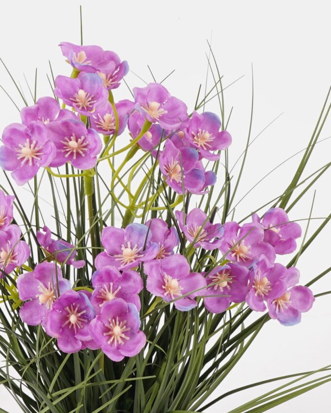 Artificial Flower 25*25*30cm Cephalostigma *5 in PP pot GS-61924058-R1 2024SEP YeahFlower is one of Chinese leading OEM manufacturers and exporters , supplying the silk flowers, wholesale artificial trees