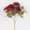 Artificial Flower 20*20*31cm Chinese Rose*5 bush GS-68024012-R3 2024SEP YeahFlower is one of Chinese leading OEM manufacturers and exporters , supplying the silk flowers, wholesale artificial trees