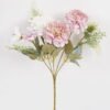 Artificial Flower 20*20*31cm Chinese Rose*5 bush GS-68024012-Z1 Flowers Bush YeahFlower is one of Chinese leading OEM manufacturers and exporters , supplying the silk flowers, wholesale artificial trees