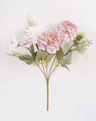 Artificial Flower 20*20*31cm Chinese Rose*5 bush GS-68024012-Z1 2024SEP YeahFlower is one of Chinese leading OEM manufacturers and exporters , supplying the silk flowers, wholesale artificial trees