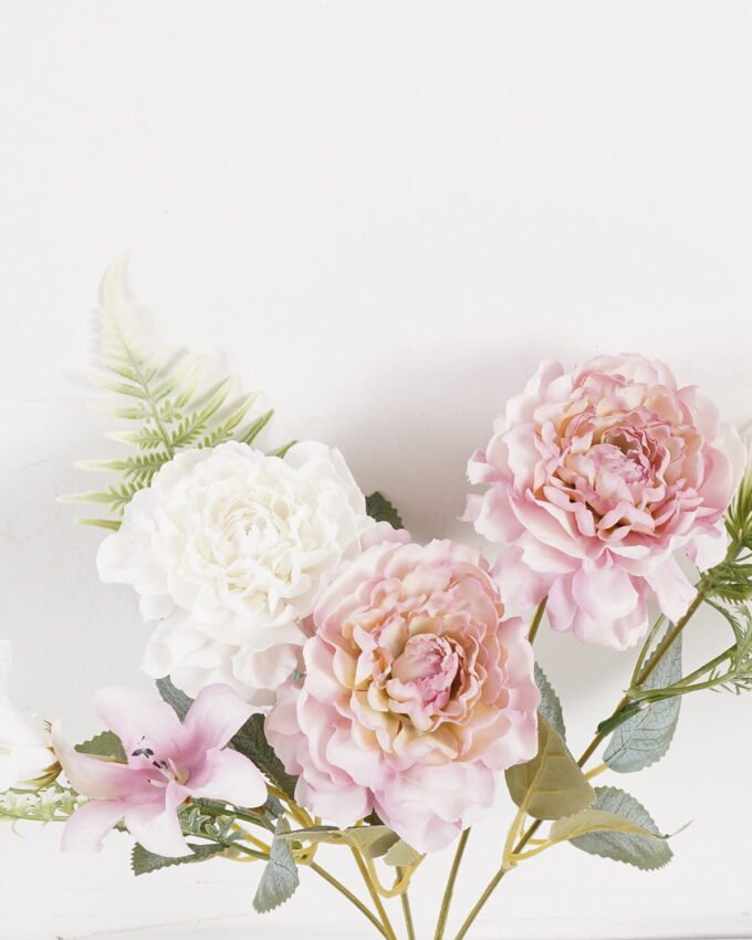 Artificial Flower 20*20*31cm Chinese Rose*5 bush GS-68024012-Z1 Flowers Bush YeahFlower is one of Chinese leading OEM manufacturers and exporters , supplying the silk flowers, wholesale artificial trees