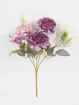 Artificial Flower 25*25*32cm Chrysanthemum*5 bush GS-68024013-C1 Flowers Bush 3,000+ sqm showroom with thousands of artificial flowers, plants & trees ready for global sourcing.