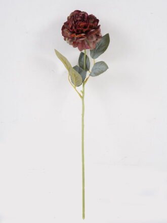 Artificial Flower 9*9*41cm Chinese Rose single stem GS-68024004-R3 Single Flowers 3,000+ sqm showroom with thousands of artificial flowers, plants & trees ready for global sourcing.