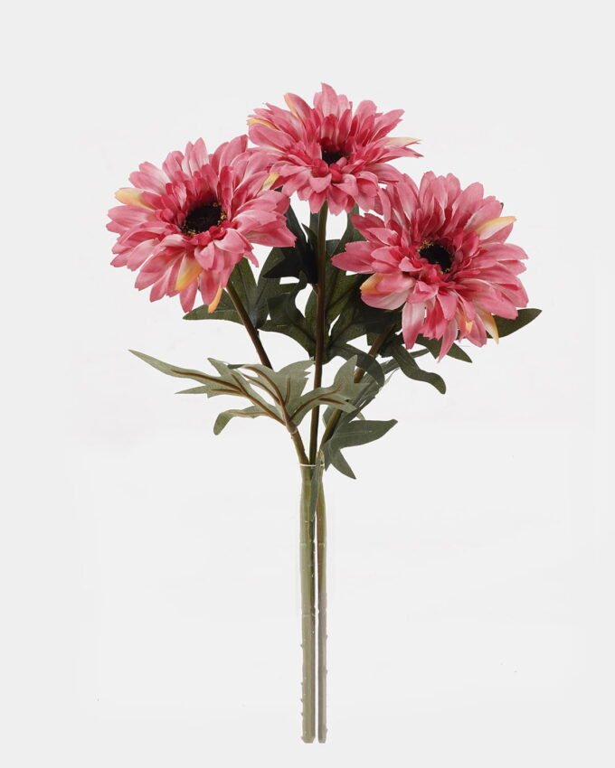 Artificial Flower 18*18*32cm Chrysanthemum *3 bush GS-16824046-R1 Bouquet 3,000+ sqm showroom with thousands of artificial flowers, plants & trees ready for global sourcing.