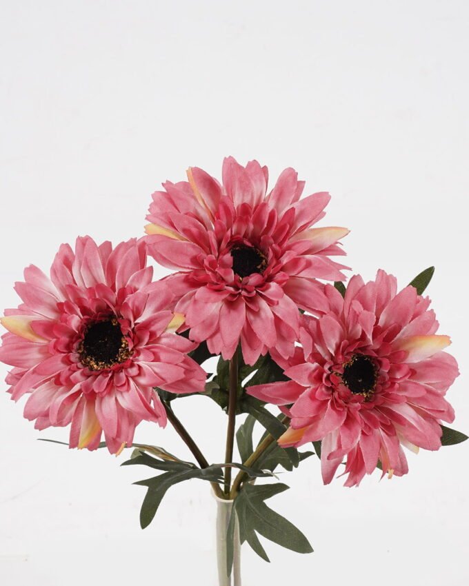 Artificial Flower 18*18*32cm Chrysanthemum *3 bush GS-16824046-R1 Bouquet 3,000+ sqm showroom with thousands of artificial flowers, plants & trees ready for global sourcing.