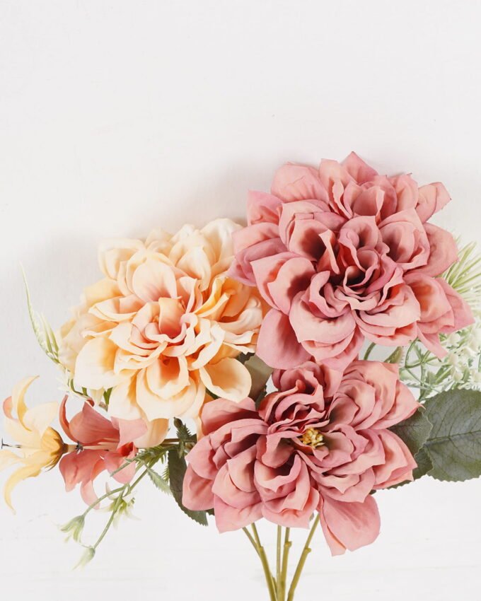 Artificial Flower 25*25*32cm Chrysanthemum*5 bush GS-68024013-O1 2024SEP YeahFlower is one of Chinese leading OEM manufacturers and exporters , supplying the silk flowers, wholesale artificial trees