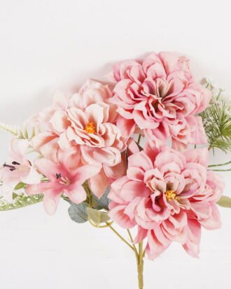 Artificial Flower 25*25*32cm Chrysanthemum*5 bush GS-68024013-P2 2024SEP YeahFlower is one of Chinese leading OEM manufacturers and exporters , supplying the silk flowers, wholesale artificial trees