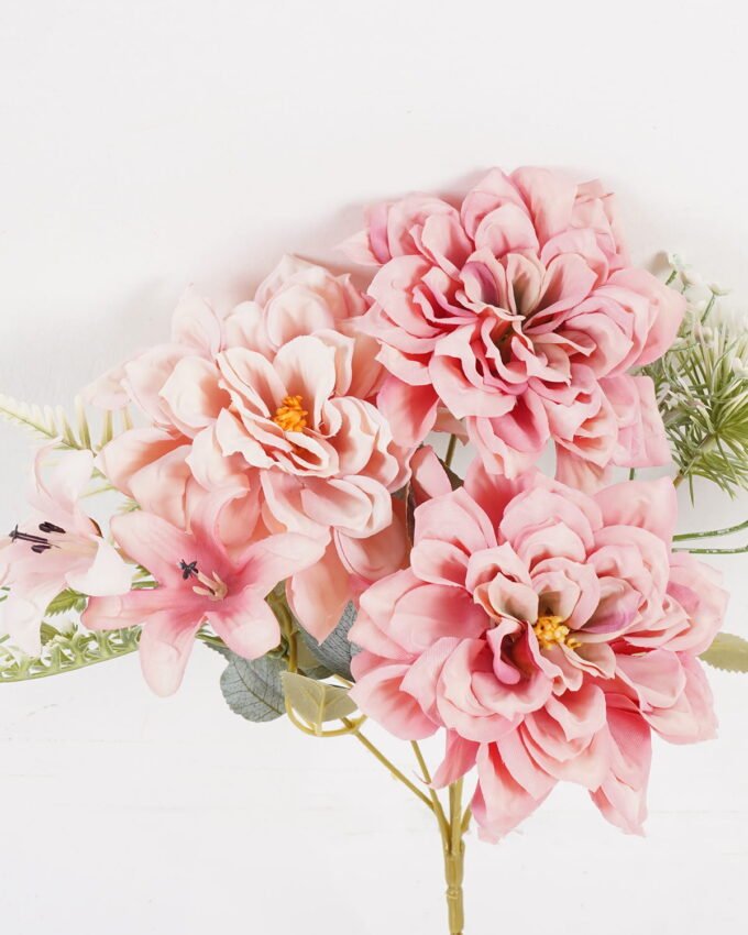 Artificial Flower 25*25*32cm Chrysanthemum*5 bush GS-68024013-P2 2024SEP YeahFlower is one of Chinese leading OEM manufacturers and exporters , supplying the silk flowers, wholesale artificial trees