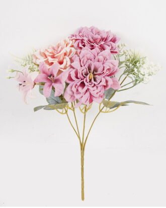 Artificial Flower 25*25*32cm Chrysanthemum*5 bush GS-68024013-R1 2024SEP YeahFlower is one of Chinese leading OEM manufacturers and exporters , supplying the silk flowers, wholesale artificial trees