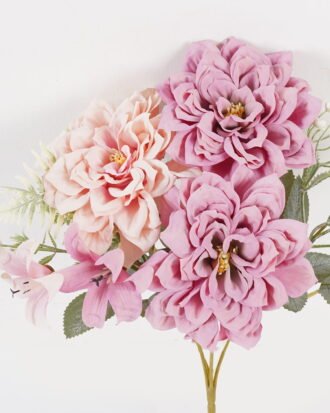 Artificial Flower 25*25*32cm Chrysanthemum*5 bush GS-68024013-R1 2024SEP YeahFlower is one of Chinese leading OEM manufacturers and exporters , supplying the silk flowers, wholesale artificial trees