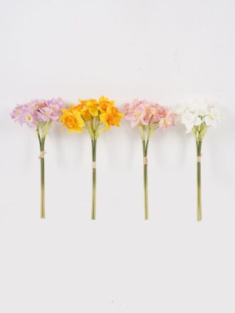 Artificial Flower 17*17*41cm Daffodi *3 bundle GS-35124002-Y1 Bouquet 3,000+ sqm showroom with thousands of artificial flowers, plants & trees ready for global sourcing.