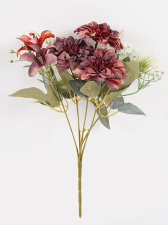 Artificial Flower 25*25*30cm Daisy*5 bush GS-68024009-O2 Flowers Bush 3,000+ sqm showroom with thousands of artificial flowers, plants & trees ready for global sourcing.