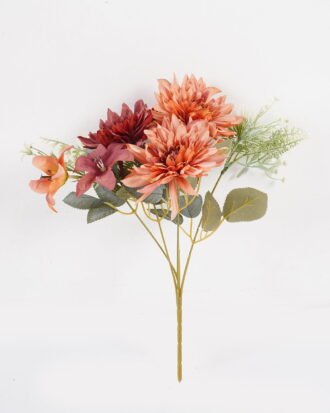 Artificial Flower 22*22*31cm Daisy*5 bush GS-68024010-O2 2024SEP YeahFlower is one of Chinese leading OEM manufacturers and exporters , supplying the silk flowers, wholesale artificial trees