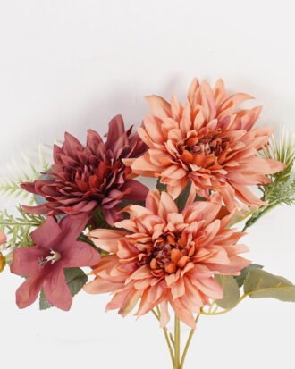 Artificial Flower 22*22*31cm Daisy*5 bush GS-68024010-O2 2024SEP YeahFlower is one of Chinese leading OEM manufacturers and exporters , supplying the silk flowers, wholesale artificial trees
