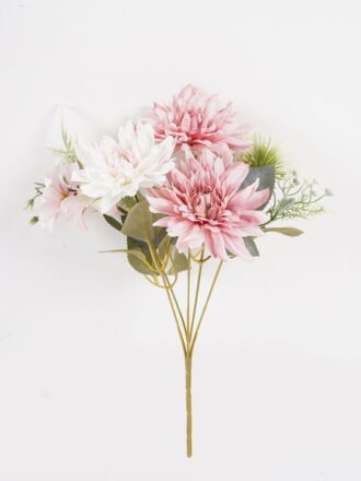 Artificial Flower 22*22*31cm Daisy*5 bush GS-68024010-O2 Flowers Bush 3,000+ sqm showroom with thousands of artificial flowers, plants & trees ready for global sourcing.