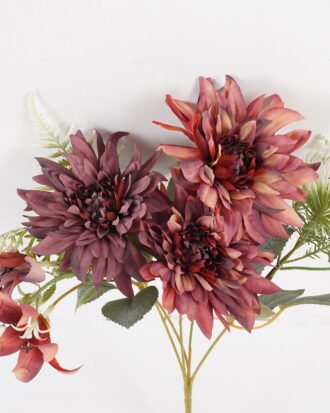 Artificial Flower 22*22*31cm Daisy*5 bush GS-68024010-R1 2024SEP YeahFlower is one of Chinese leading OEM manufacturers and exporters , supplying the silk flowers, wholesale artificial trees