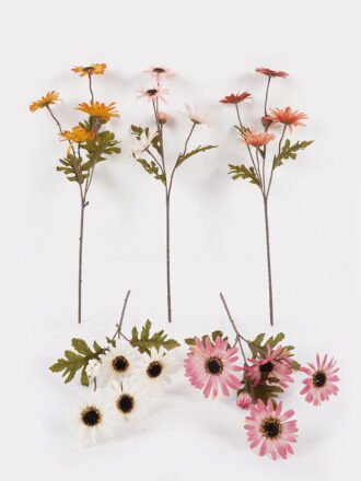 Artificial Flower 17*17*48cm Gerbera *4 single stem GS-16824037-O1 Single Flowers 3,000+ sqm showroom with thousands of artificial flowers, plants & trees ready for global sourcing.