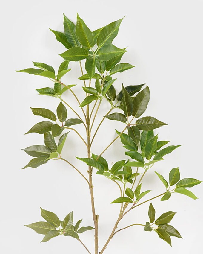 Artificial Flower 25*25*75cm Holly leaves single stem GS-70224002-G4 2024SEP YeahFlower is one of Chinese leading OEM manufacturers and exporters , supplying the silk flowers, wholesale artificial trees