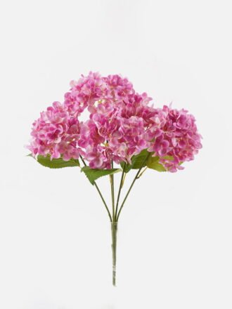Artificial Flower 26*26*49cm Hydrangea *5 bush GS-17724056-W1 Flowers Bush 3,000+ sqm showroom with thousands of artificial flowers, plants & trees ready for global sourcing.