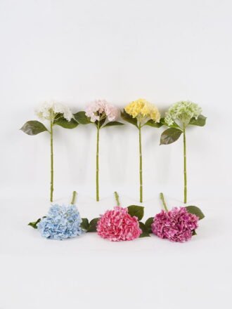 Artificial Flower 26*26*55cm Hydrangea  single stem GS-68823007-B1 Single Flowers 3,000+ sqm showroom with thousands of artificial flowers, plants & trees ready for global sourcing.