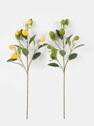 Artificial Flower 18*18*45cm Lemon  single stem GS-73324020 Single Flowers 3,000+ sqm showroom with thousands of artificial flowers, plants & trees ready for global sourcing.