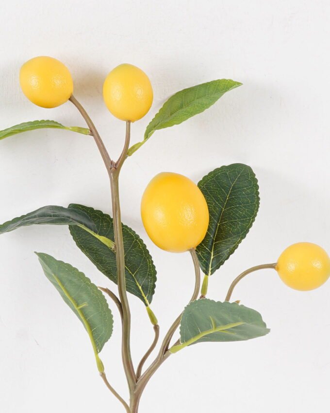 Artificial Flower 18*18*45cm Lemon  single stem GS-73324020-Y1 2024SEP YeahFlower is one of Chinese leading OEM manufacturers and exporters , supplying the silk flowers, wholesale artificial trees