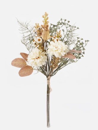 Artificial Flower 18*18*54cm Rose Eucalyptus *5 bundle GS-16824042 Bouquet 3,000+ sqm showroom with thousands of artificial flowers, plants & trees ready for global sourcing.