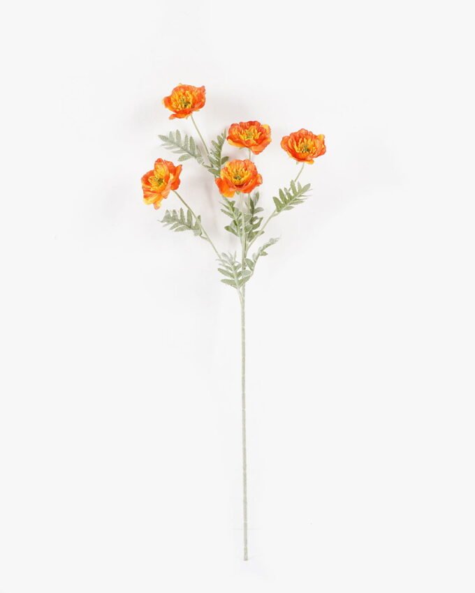 Artificial Flower 20*20*68cm   Poppy  single stem GS-73324022 Single Flowers 3,000+ sqm showroom with thousands of artificial flowers, plants & trees ready for global sourcing.