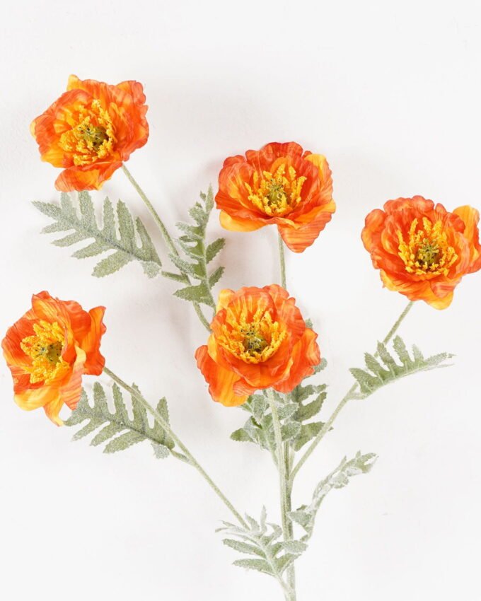 Artificial Flower 20*20*68cm   Poppy  single stem GS-73324022 Single Flowers 3,000+ sqm showroom with thousands of artificial flowers, plants & trees ready for global sourcing.
