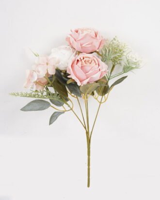 Artificial Flower 23*23*32cm Rose*5 bush GS-68024011-P1 2024SEP YeahFlower is one of Chinese leading OEM manufacturers and exporters , supplying the silk flowers, wholesale artificial trees