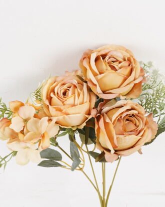 Artificial Flower 23*23*32cm Rose*5 bush GS-68024011-Y2 2024SEP YeahFlower is one of Chinese leading OEM manufacturers and exporters , supplying the silk flowers, wholesale artificial trees